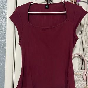 Maroon shirt
